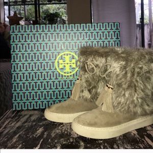 Tory Burch Anjelica Fur Boots